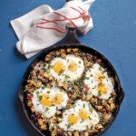 Hash Potato with Spinach and Eggs