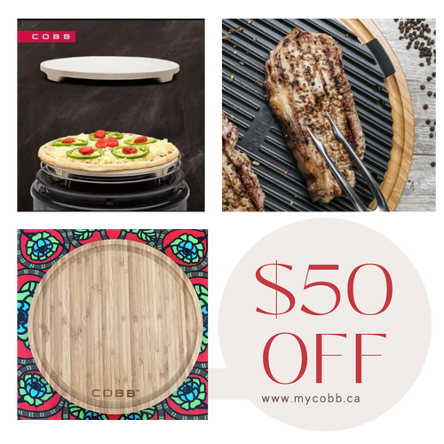 Combo: Bamboo Cutting Board & Pizza Stone & Griddle+ (SAVE $50)