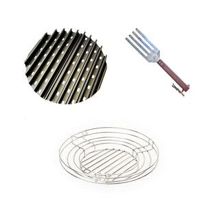 Premier/Pro Grill Grate Combo - Includes Grill Grate, Lifting Tool and Wide Charcoal Basket